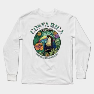 Birdwatching in Paradise Toucans of Costa Rica Long Sleeve T-Shirt